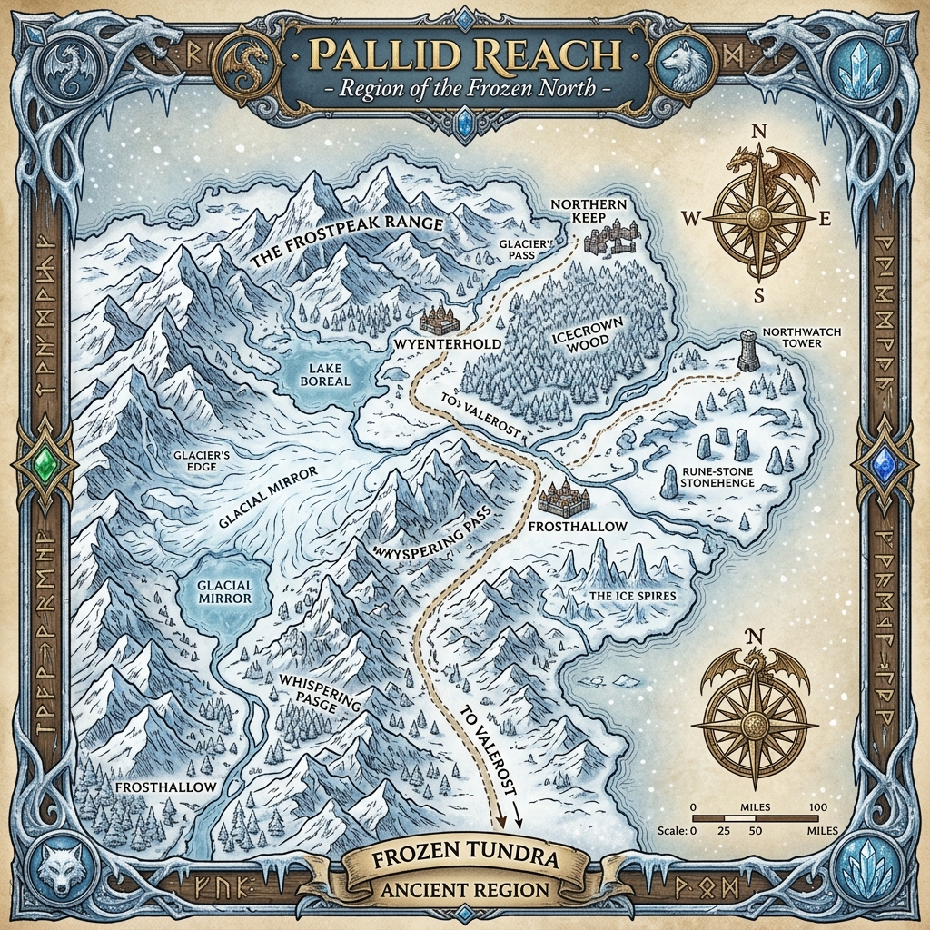 Pallid Reach Map